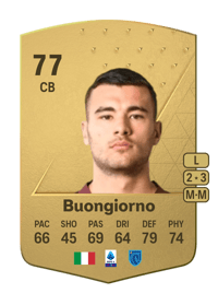 Alessandro Buongiorno Common 77 OVR