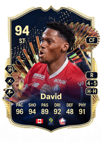 Jonathan David Team of the Season 94 OVR