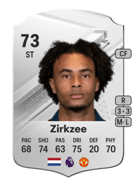 Joshua Zirkzee Rare 73 OVR