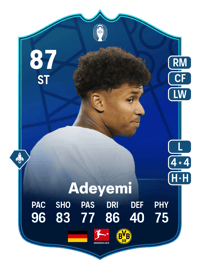 Karim Adeyemi UEFA EURO Festival of Football Academy 87 OVR