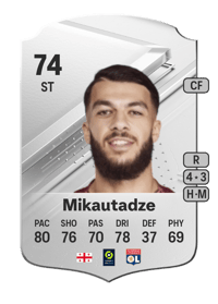 Georges Mikautadze Rare 74 OVR