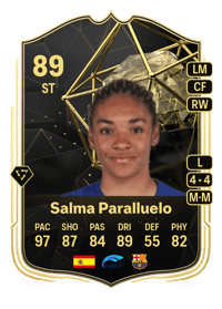 Salma Paralluelo Team of the Week 89 OVR