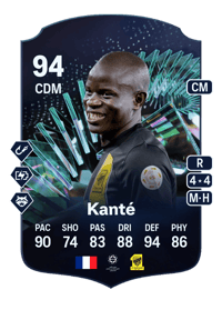 N'Golo Kanté TOTS Moments 94 OVR