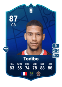 Jean-Clair Todibo UEFA EURO Festival of Football Academy 87 OVR