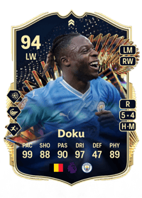 Jérémy Doku Live Team of the Season 94 OVR