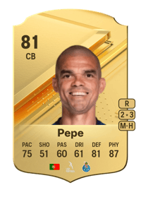 Pepe Rare 81 OVR