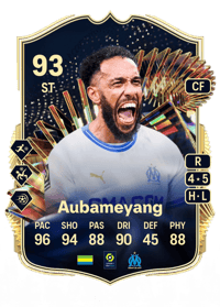 Pierre-Emerick Aubameyang Team of the Season 93 OVR