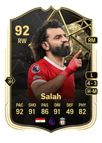 Mohamed Salah Team of the Week 92 OVR