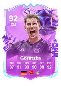 Leon Goretzka Ultimate Birthday 92 OVR