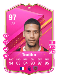 Jean-Clair Todibo FUTTIES Premium 97 OVR