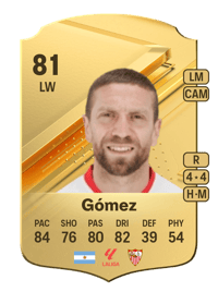 Alejandro Gómez Rare 81 OVR