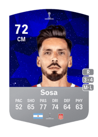 José Sosa CONMEBOL Sudamericana 72 OVR