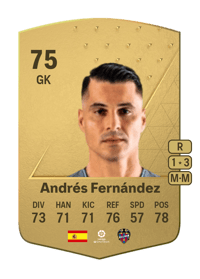Andrés Fernández Common 75 OVR