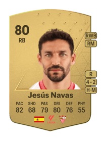 Jesús Navas Common 80 OVR