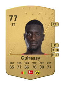 Serhou Guirassy Common 77 OVR