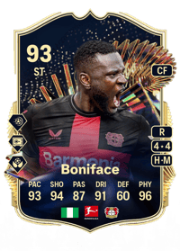 Victor Boniface Team of the Season 93 OVR