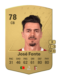 José Fonte Common 78 OVR