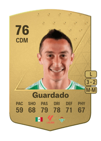 Andrés Guardado Common 76 OVR