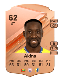 Lucas Akins Rare 62 OVR