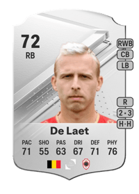 Ritchie De Laet Rare 72 OVR