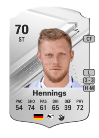 Rouwen Hennings Rare 70 OVR