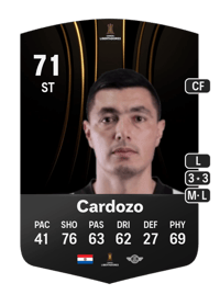 Óscar Cardozo CONMEBOL Libertadores 71 OVR