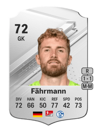 Ralf Fährmann Rare 72 OVR
