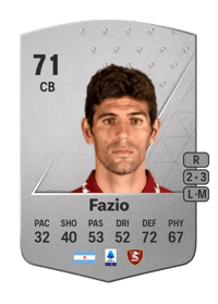Federico Fazio Common 71 OVR