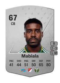 Larrys Mabiala Common 67 OVR