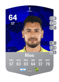 Andrés Ríos CONMEBOL Sudamericana 64 OVR