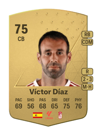 Víctor Díaz Common 75 OVR