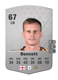 Ryan Bennett Common 67 OVR