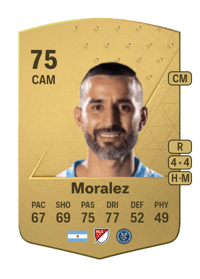 Maxi Moralez Common 75 OVR