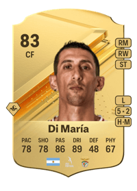Ángel Di María Rare 83 OVR