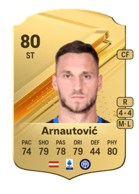 Marko Arnautović Rare 80 OVR