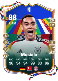Jamal Musiala UEFA EURO Team of the Tournament 98 OVR