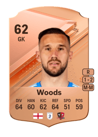 Gary Woods Rare 62 OVR