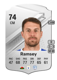 Aaron Ramsey Rare 74 OVR