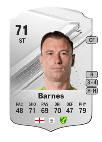 Ashley Barnes Rare 71 OVR