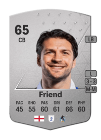 George Friend Common 65 OVR