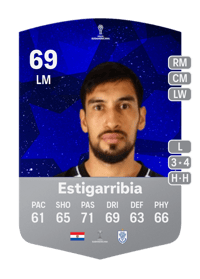 Marcelo Estigarribia CONMEBOL Sudamericana 69 OVR