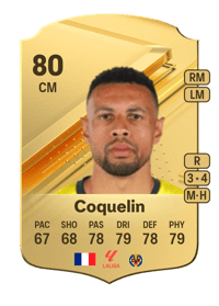 Francis Coquelin Rare 80 OVR