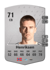 Markus Henriksen Common 71 OVR