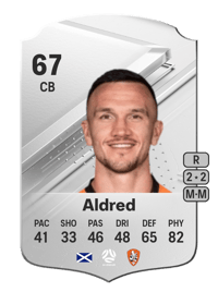 Tom Aldred Rare 67 OVR