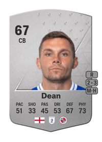 Harlee Dean Common 67 OVR