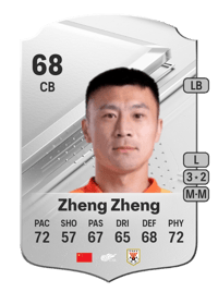 Zheng Zheng Rare 68 OVR