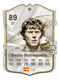 Emilio Butragueño Icon 89 OVR