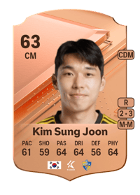 Kim Sung Joon Rare 63 OVR