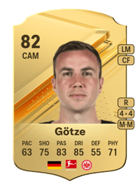 Mario Götze Rare 82 OVR