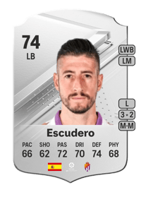 Escudero Rare 74 OVR